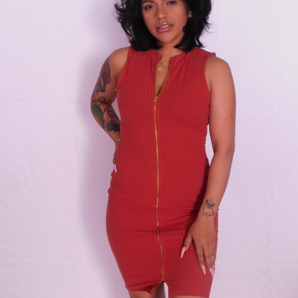 Tank terracotta dress